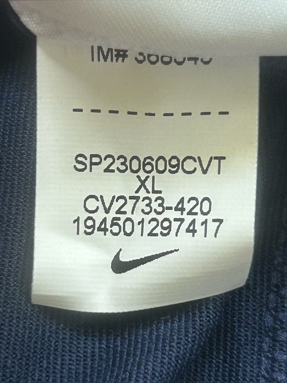 Nike Airborne Bra Tank Top Shirt Support Padded Blue Womens XL CV2733-420 - Picture 8 of 8